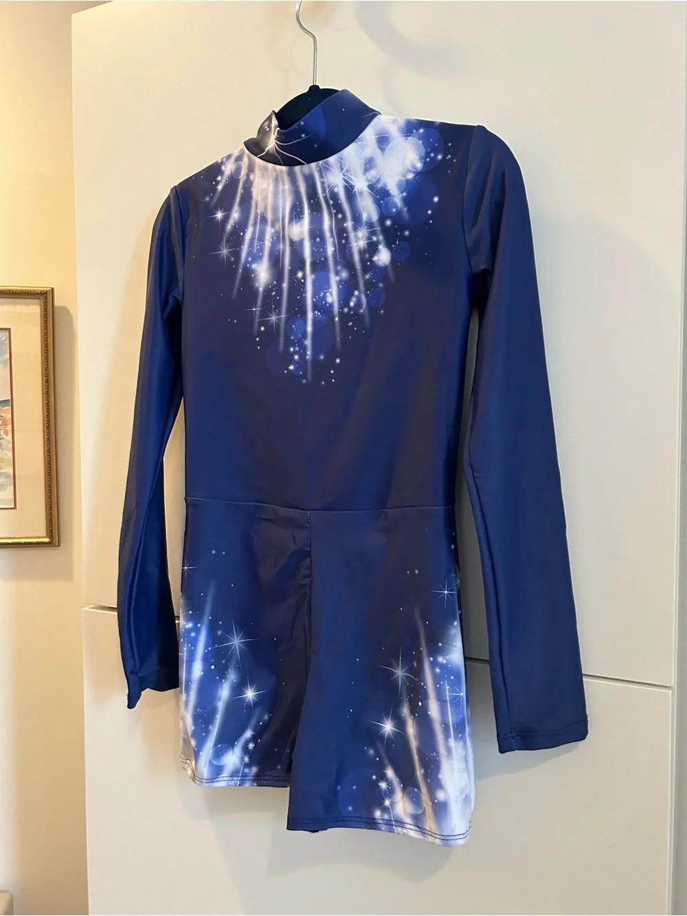 Alexandra Magical Moment Navy Blue Sparkle Leotard -Size 10